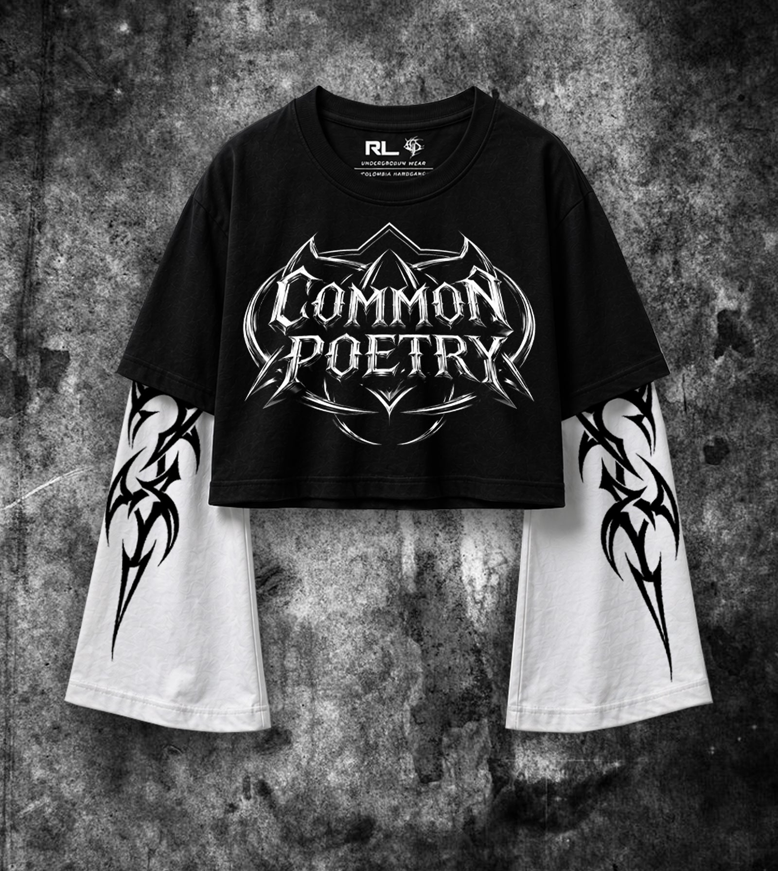 Long Sleeve - Black White