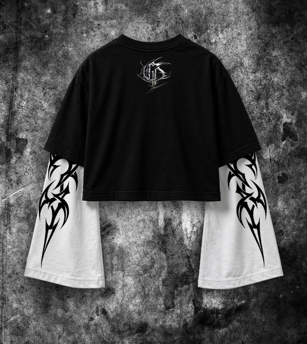 Long Sleeve - Black White
